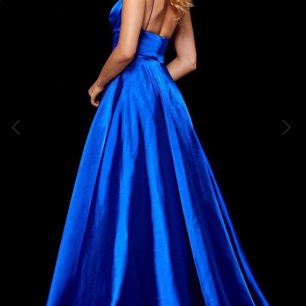Sherri Hill new royal blue prom dress size 4 - Picture 2 of 12